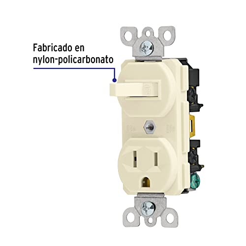 INTERRUPTOR Y CONTACTO LINEA STANDARD MARFIL VOLTECK 46001