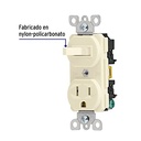 INTERRUPTOR Y CONTACTO LINEA STANDARD MARFIL VOLTECK 46001