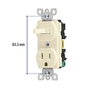 INTERRUPTOR Y CONTACTO LINEA STANDARD MARFIL VOLTECK 46001