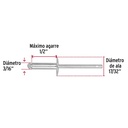 REMACHE 3/16"-3/8" ALA ANCHA FIERO 44537