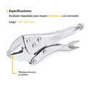 PINZA DE PRESION 10" RECTA PRETUL 22702