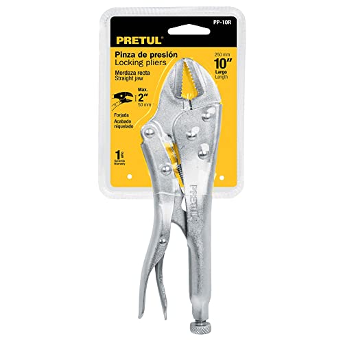 PINZA DE PRESION 10" RECTA PRETUL 22702