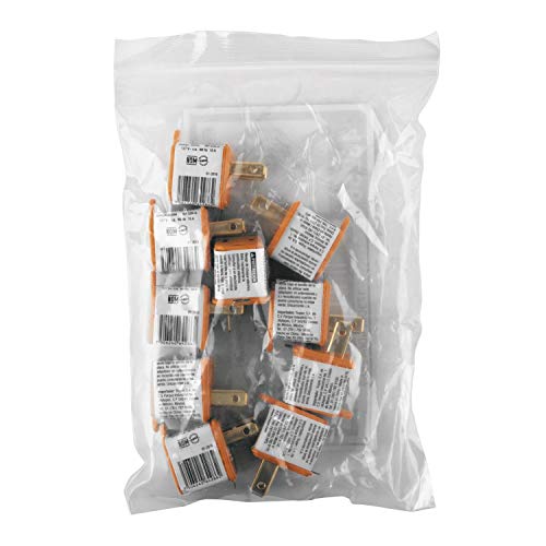 ADAPTADOR 3 A 2 NARANJA VOLTECK 45256