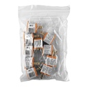 ADAPTADOR 3 A 2 NARANJA VOLTECK 45256