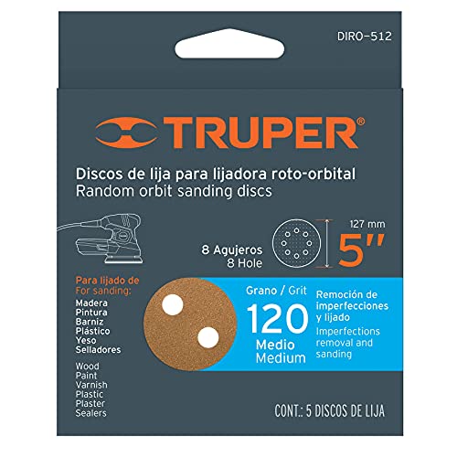 DISCO LIJA 5" GRANO 120 TRUPER 17950
