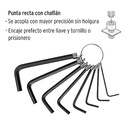 JUEGO DE LLAVES ALLEN MILIMETRICAS PRETUL 21851