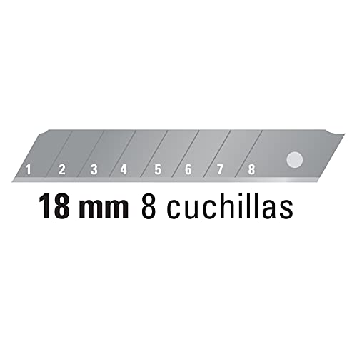 CUTTER PLASTICO CON ALMA METALICA 18MM PRETUL 22396