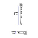 CINCHO 3.5MM 25CM NATURAL VOLTECK 44305