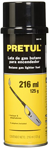 CARTUCHO GAS BUTANO PARA ENCENDEDOR PRETUL (TRUPER) 25131