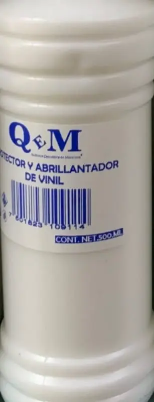 PROTECTOR Y ABRILLANTADOR DE VINIL 250 ML QEM