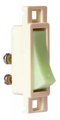 Interruptor sencillo fluorescente, baquelita AKSI 116722