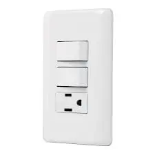 PLACA ARMADA 1 CONTACTO 2 INTERRUPTORES VOLTECK BASIC (TRUPER) 25081
