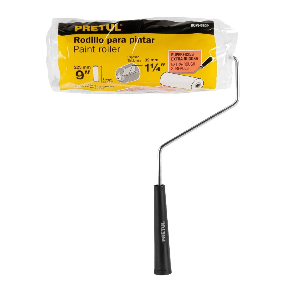 RODILLO PARA PINTAR USO GENERAL 9" 1 1/4 PRETUL (TRUPER) 28037
