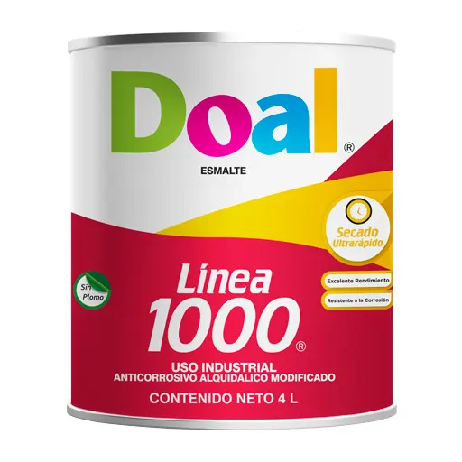 PINTURA DOAL 250ML LINEA 1000 NEGRO-1017 INDUSTRIAL