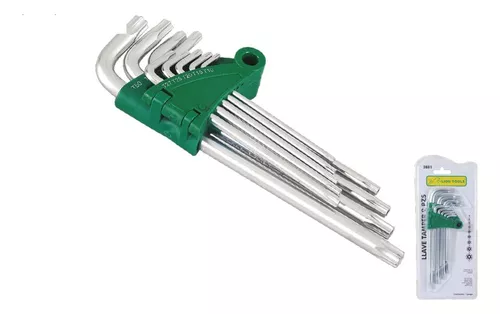 JUEGO LLAVES TORX 9PZS LION TOOLS 2881