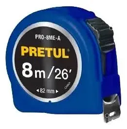 FLEXOMETRO 8M PRETUL (TRUPER) 21625