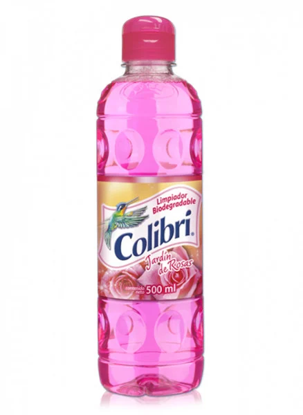 LIMPIADOR LIQUIDO AROMA JARDIN DE ROSAS 500 ML COLIBRI