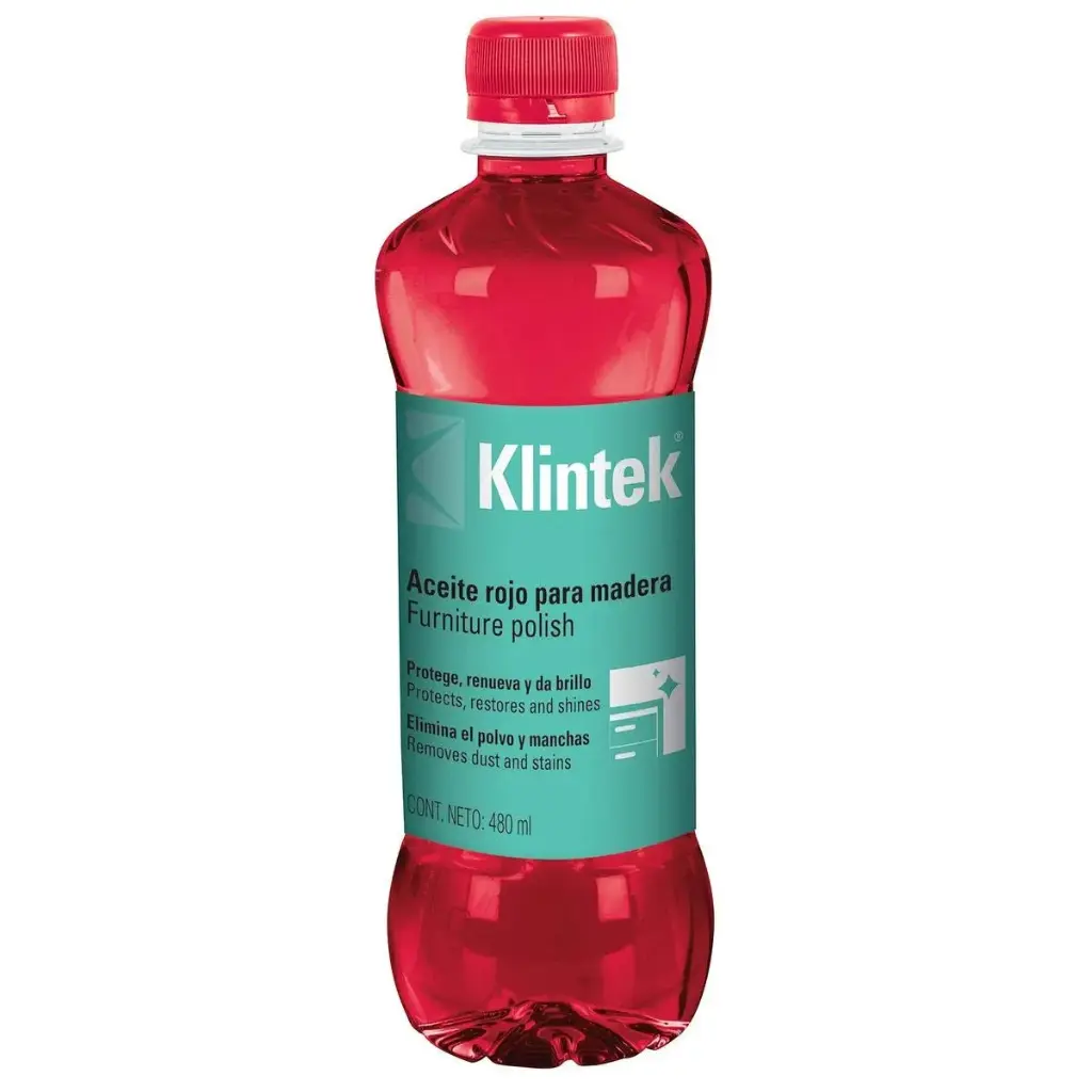 ACEITE ROJO PARA MUEBLES (POLISH) 480ML KLINTEK 57071