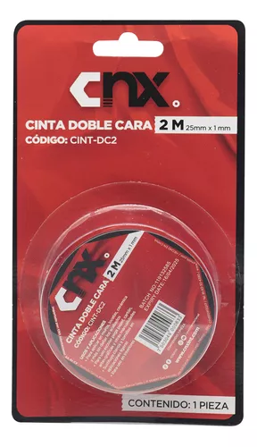 CINTA DOBLE CARA 25MMX1MMX2MTS CNX CINT-DC2