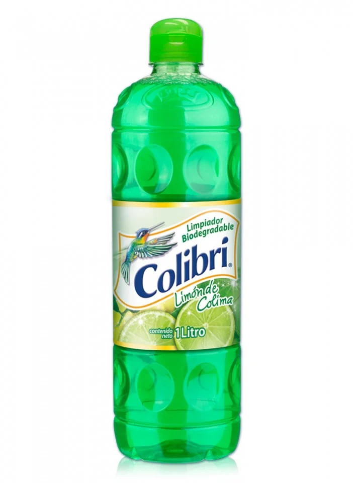 LIMPIADOR LIQUIDO AROMA LIMON 1 LTR COLIBRI