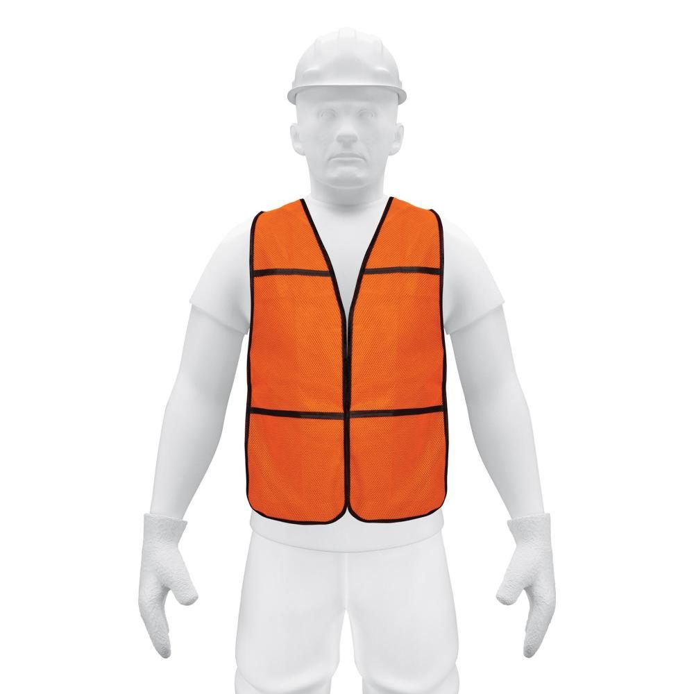 CHALECO USO DE DIA NARANJA PRETUL (TRUPER) 21023