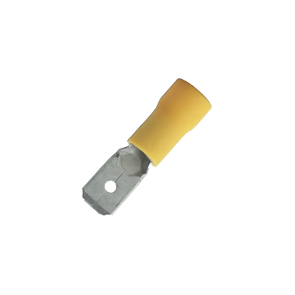 TERMINAL MACHO AMARILLA 0.250 TCA351
