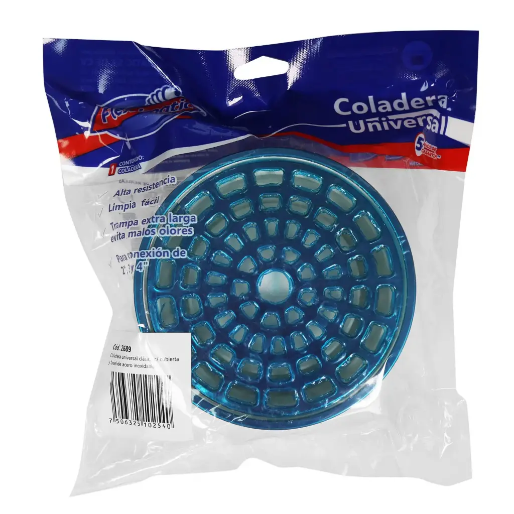 COLADERA FLEXIMATIC RED UNI 2-3-4 C/CUB AC INOX 2689