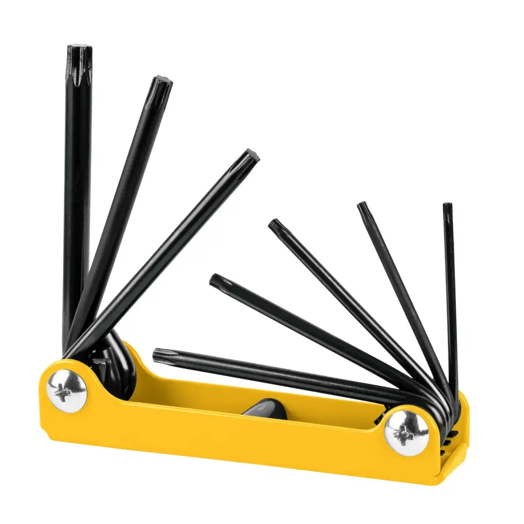 JUEGO DE 8 LLAVES TORX TIPO NAVAJA PRETUL (TRUPER) 22725