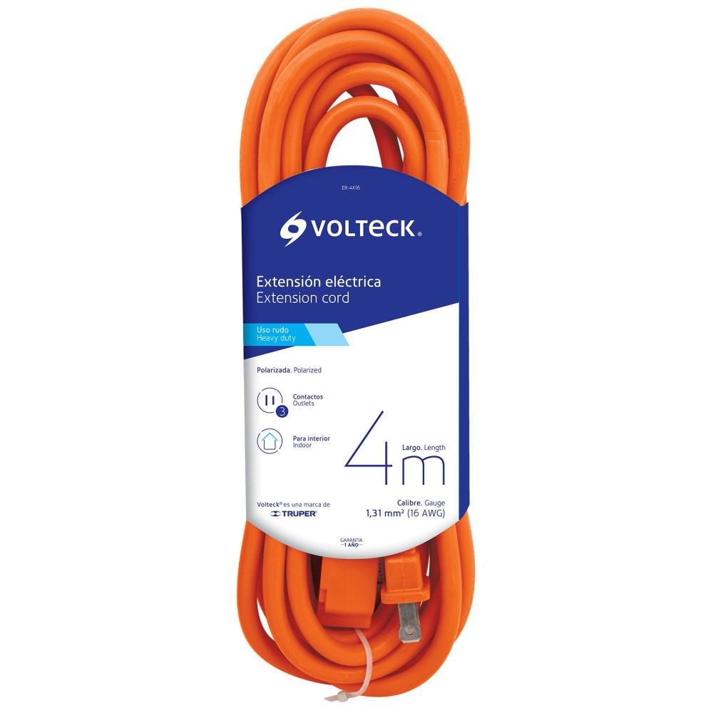 EXTENSION ELECTRICA USO RUDO 4M VOLTECK (TRUPER) 48043