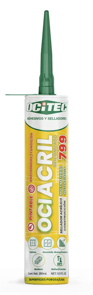 SELLADOR ACRILICO BLANCO TUBO 280ML OCI 799