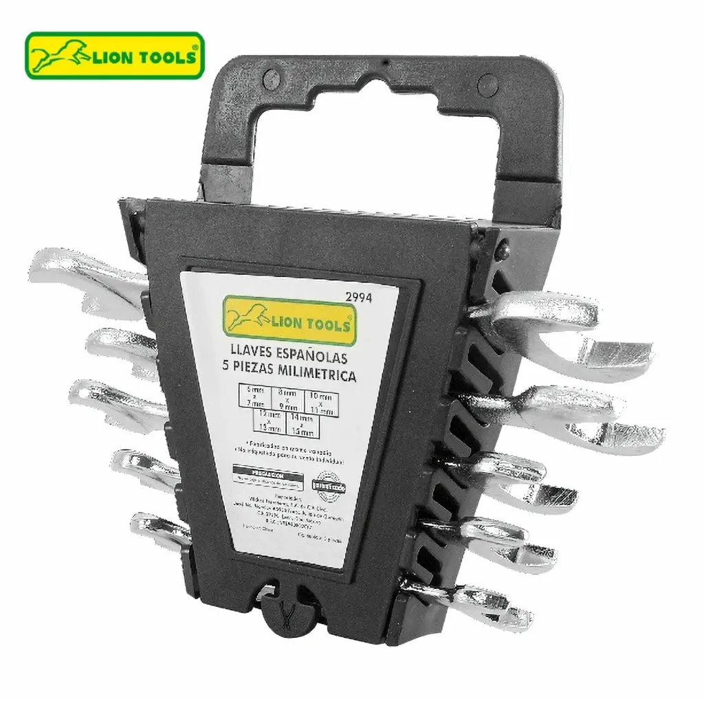 JUEGO LLAVES ESPAÑOLAS 5 PZS ESTANDAR LION TOOLS 2993