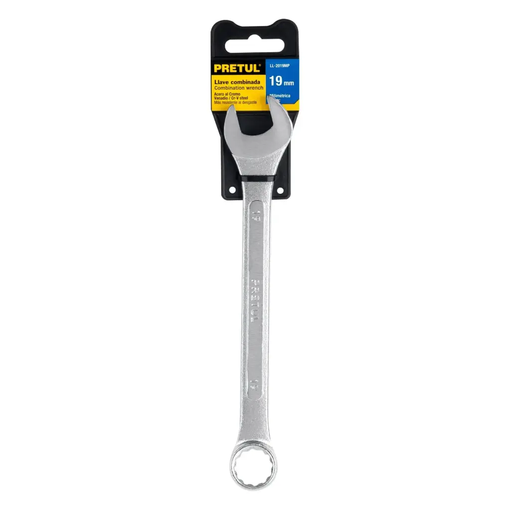 LLAVE COMBINADA MILIMETRICA 19MM PRETUL (TRUPER) 21913