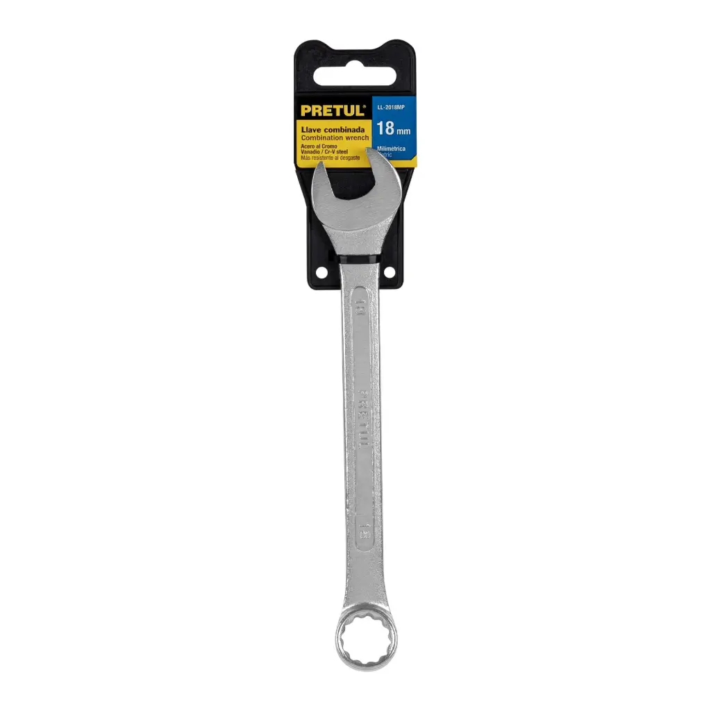 LLAVE COMBINADA MILIMETRICA 18MM PRETUL (TRUPER) 21912