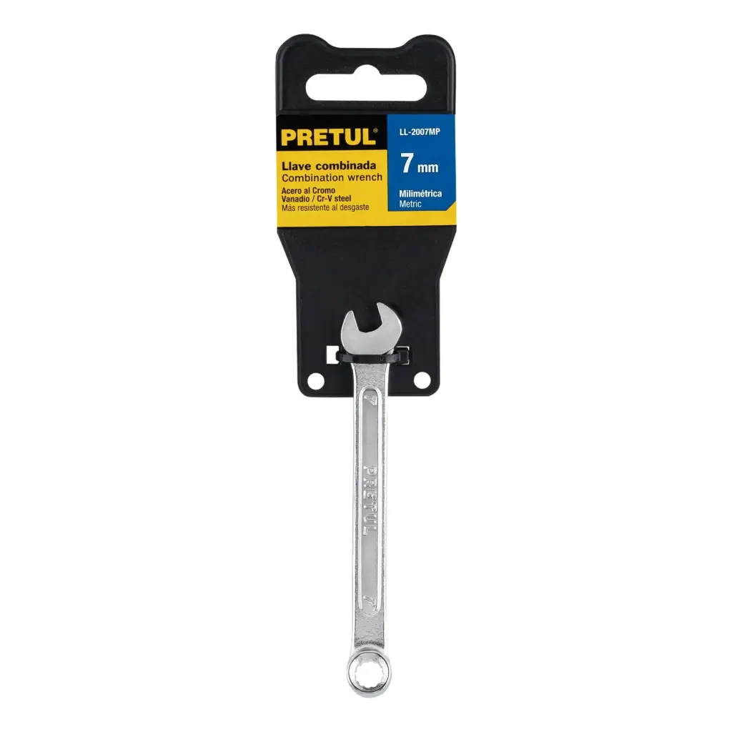 LLAVE COMBINADA MILIMETRICA 7MM PRETUL (TRUPER) 21901