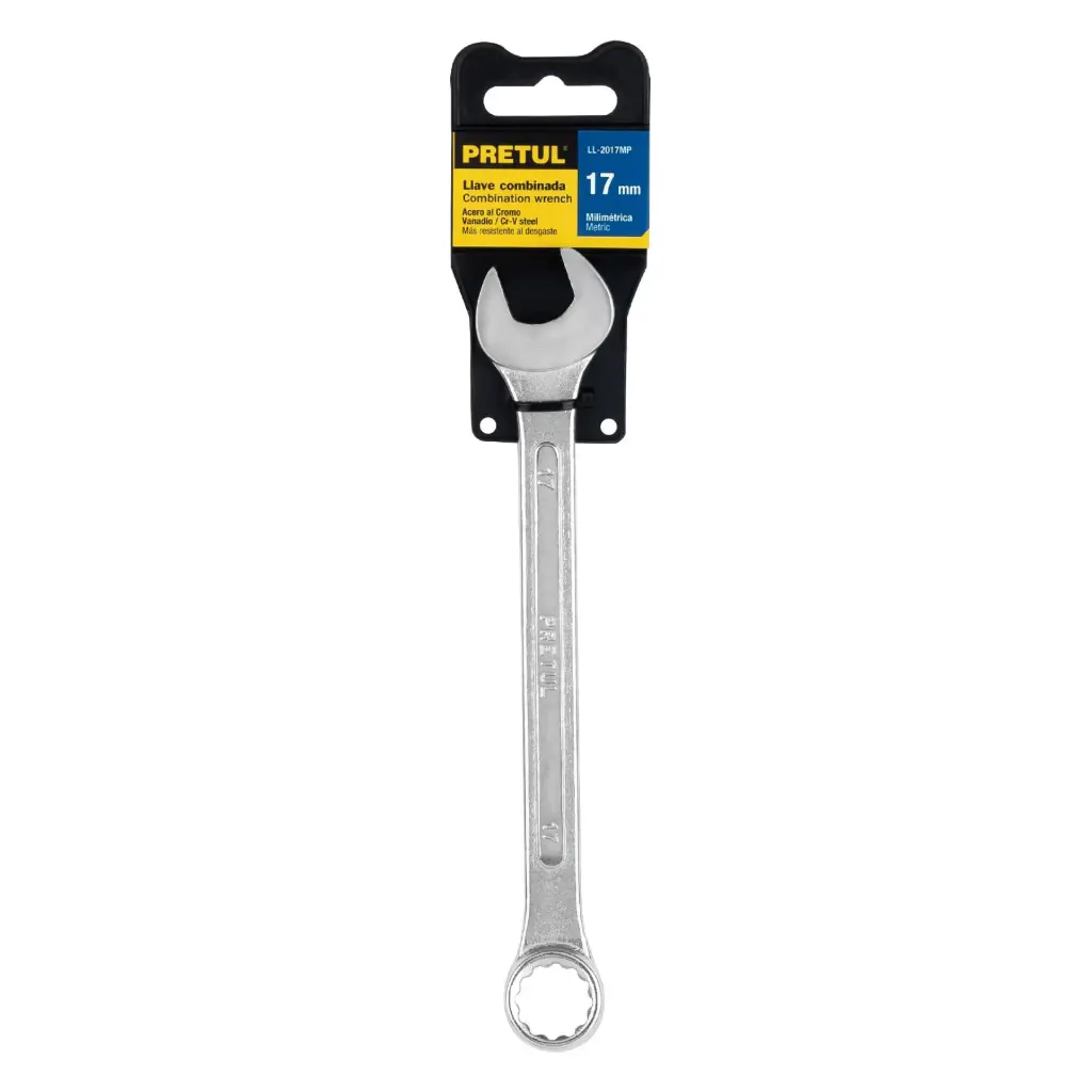 LLAVE COMBINADA MILIMETRICA 17MM PRETUL (TRUPER) 21911
