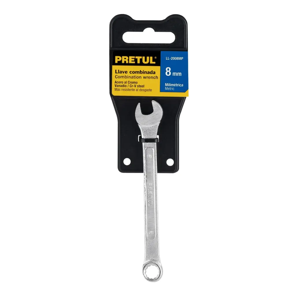 LLAVE COMBINADA MILIMETRICA 8MM PRETUL (TRUPER) 21902