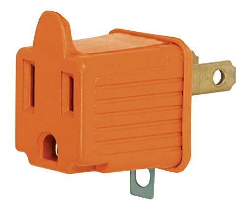 ADAPTADOR 3 A 2 NARANJA VOLTECK 46256