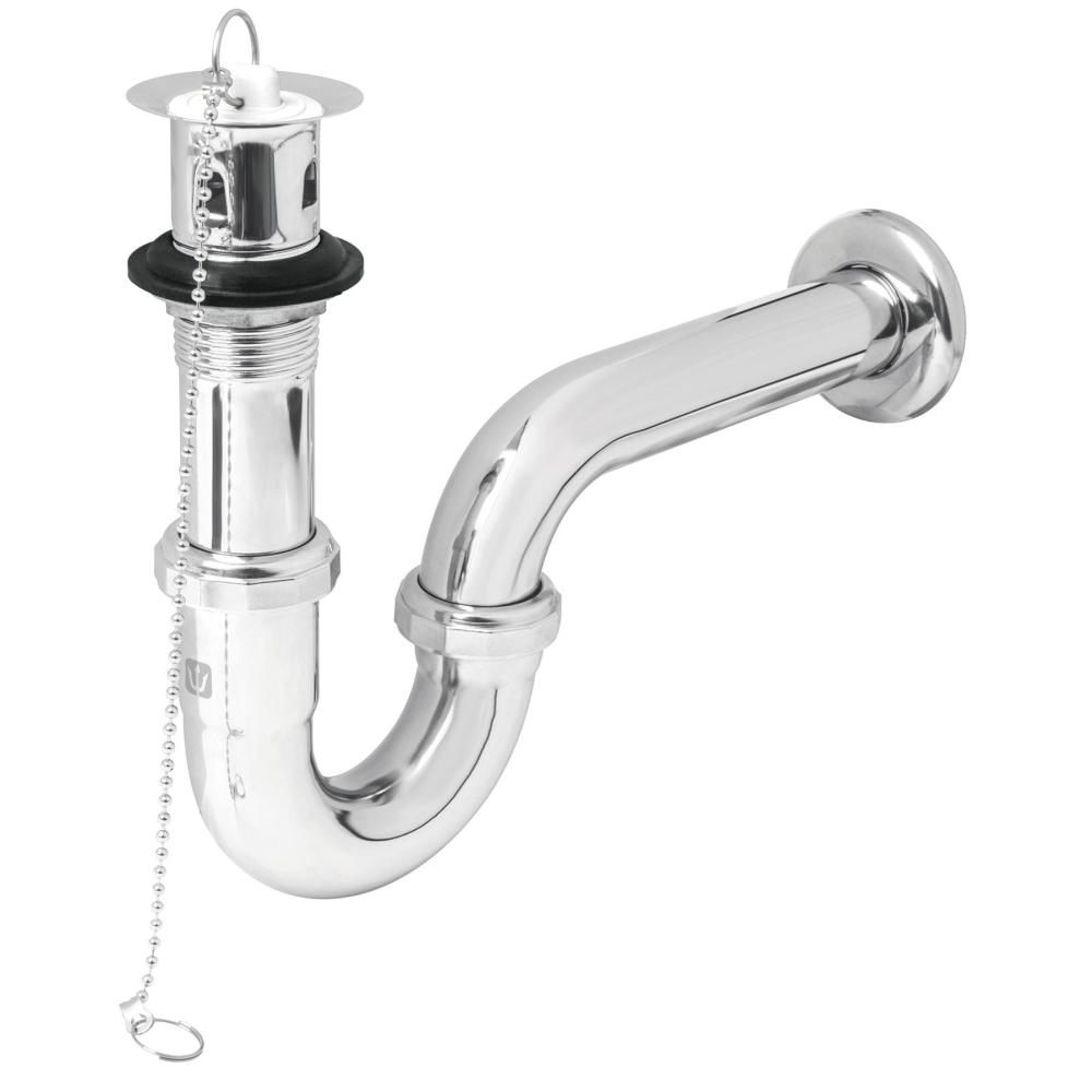 CESPOL DE LATON PARA LAVABO CON TAPON Y CADENA CE-207 FOSET  49335