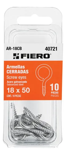 BLISTER CON 10 ARMELLAS CERRADAS DE 18 X 50, FIERO (TRUPER) 40721