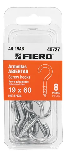 BLISTER CON 8 ARMELLAS DE 19 x 60, FIERO (TRUPER) 40727