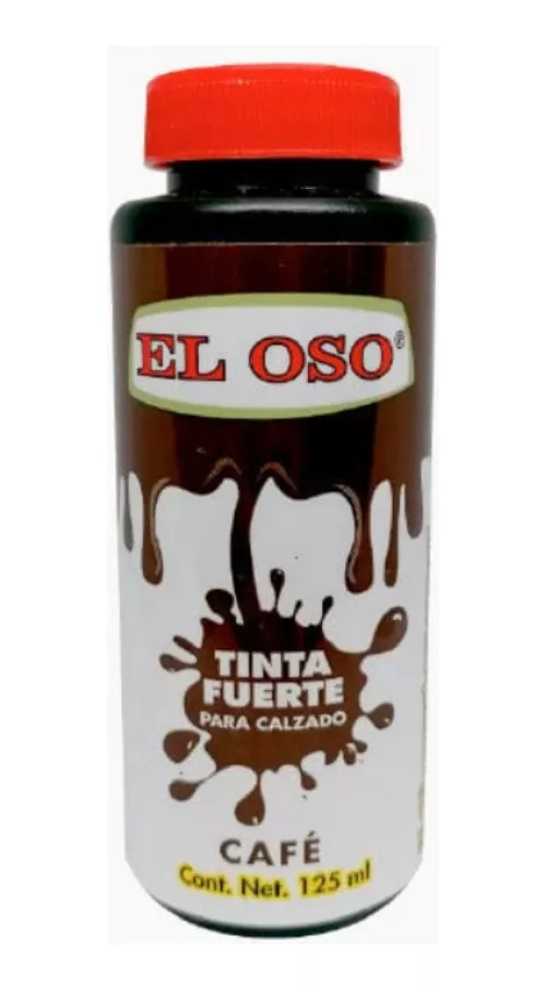 TINTA FUERTE PARA CALZADO CAFE EL OSO 7550R4