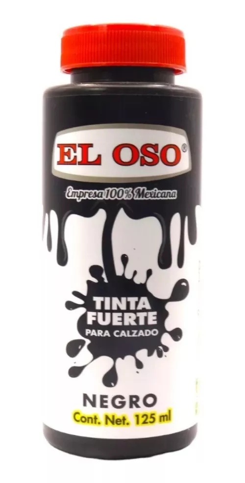 TINTA FUERTE PARA CALZADO NEGRO EL OSO 7549R4