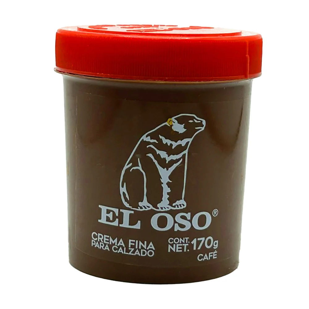 CREMA FINA PARA CALZADO EL OSO COLOR CAFE 6004R8