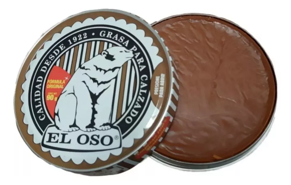 GRASA PARA CALZADO EL OSO CAFE CLARO 90G 5035LR6