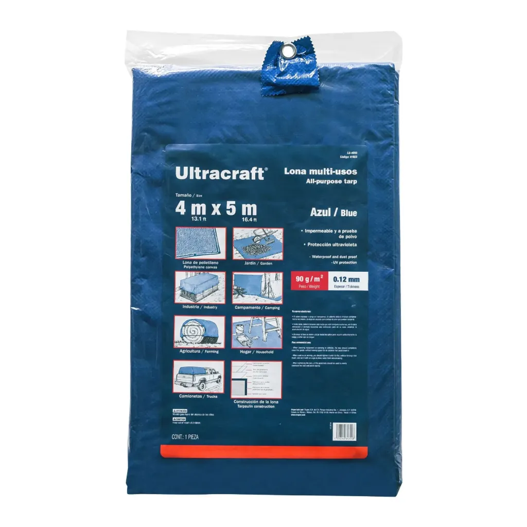 [41923] LONA 4X5M 1.9KG AZUL ULTRACRAFT (TRUPER) 41923