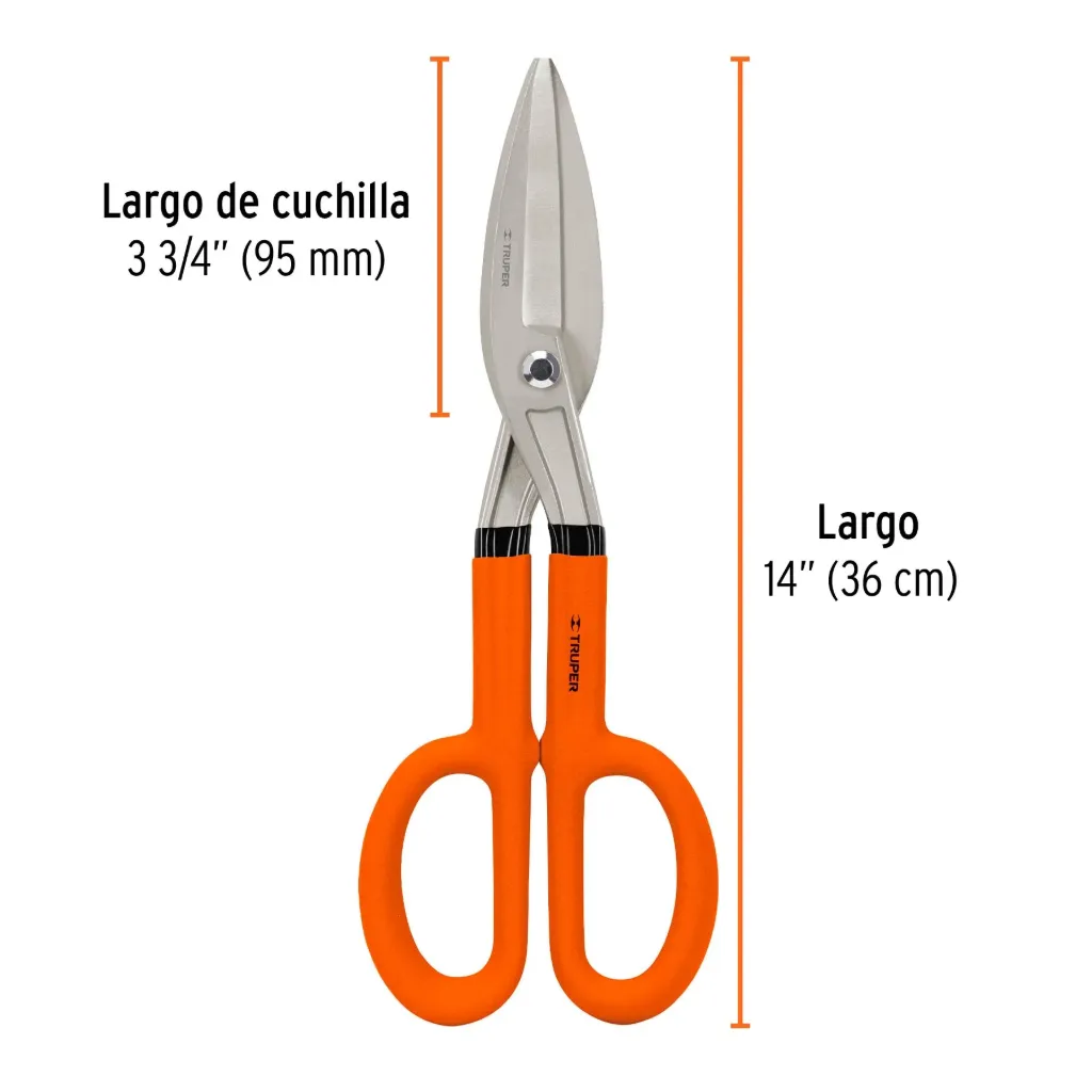 TIJERA PARA HOJALATERO 14" TRUPER 18503