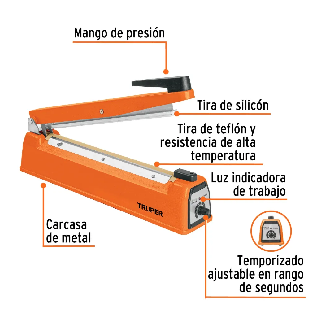 SELLADORA DE IMPULSO 12" TRUPER 103220