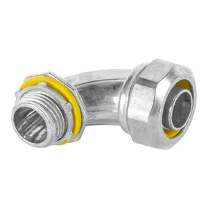 CONECTOR CURVO 1" PARA TUBO LIQUID TIGHT VOLTECK (TRUPER) 46935