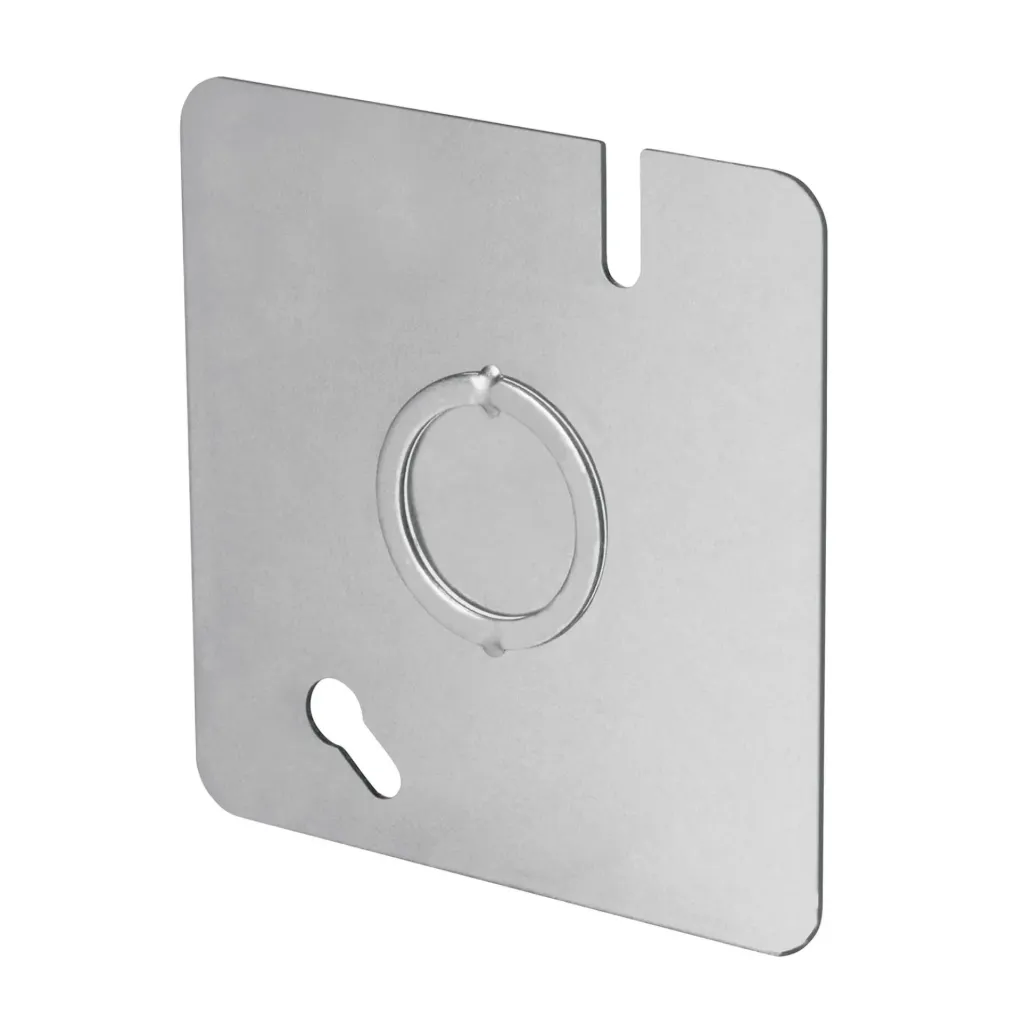 [49072] TAPA METALICA PARA CAJA CUADRADA 3"x 3" REFORZADA VOLTECK (TRUPER) 49072