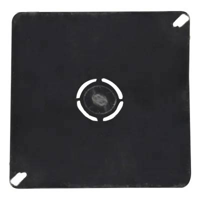 [GIMBEL] TAPA CUADRADA PLASTICA NEGRA 3"x 3" PARA CAJA GIMBEL